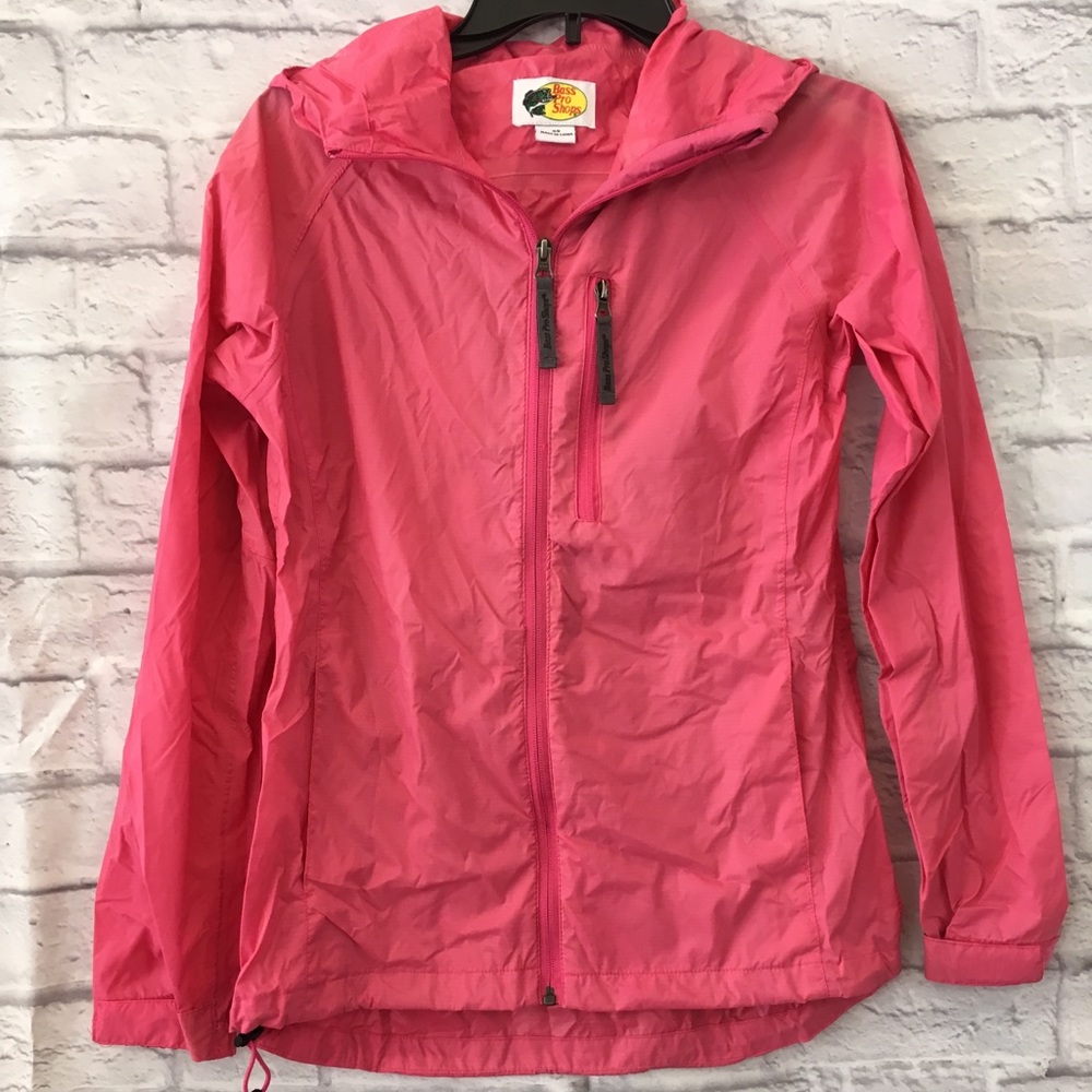 Bass Pro Shops Hooded Pink Jacket Womens Size XS